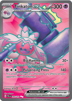 Tinkaton ex — Paldea Evolved