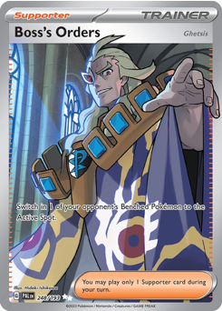 Boss's Orders (Ghetsis) — Paldea Evolved