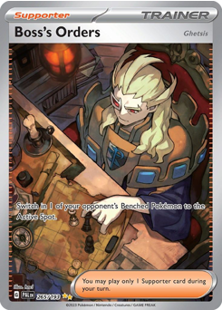 Boss's Orders (Ghetsis) — Paldea Evolved