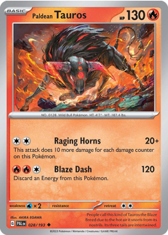 Paldean Tauros — Paldea Evolved