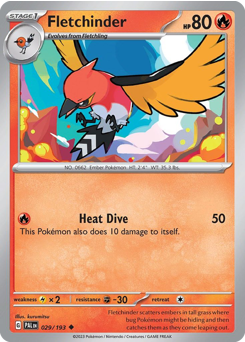 Fletchinder — Paldea Evolved