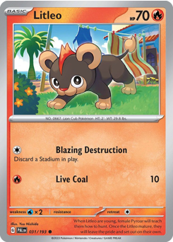 Litleo — Paldea Evolved