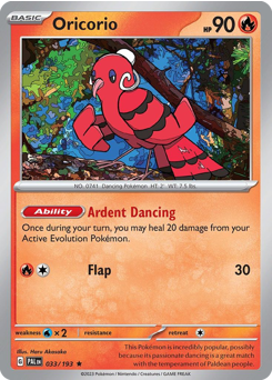 Oricorio — Paldea Evolved