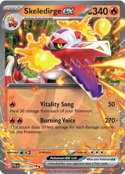 Skeledirge ex — Paldea Evolved
