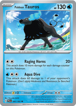 Paldean Tauros — Paldea Evolved