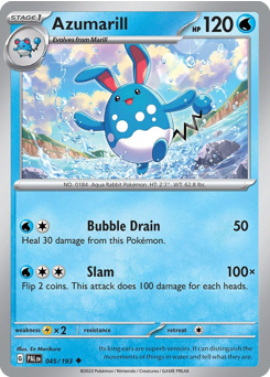 Azumarill — Paldea Evolved