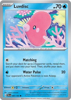 Luvdisc — Paldea Evolved