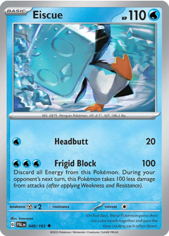 Eiscue — Paldea Evolved