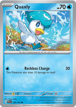 Quaxly — Paldea Evolved