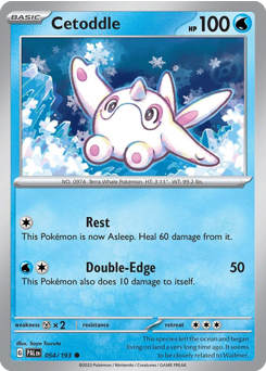 Cetoddle — Paldea Evolved