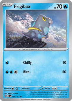 Frigibax — Paldea Evolved