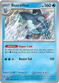 Baxcalibur — Paldea Evolved