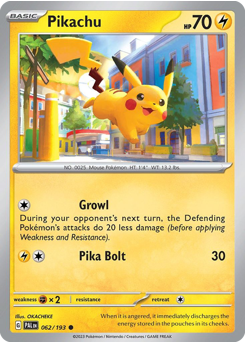 Pikachu — Paldea Evolved