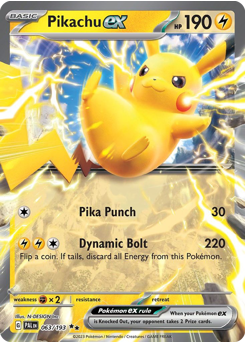 Pikachu ex — Paldea Evolved