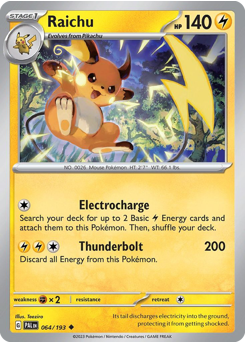 Raichu — Paldea Evolved