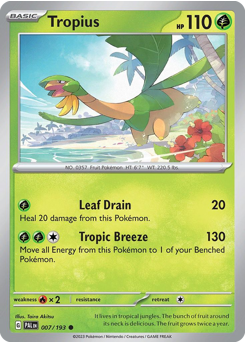 Tropius — Paldea Evolved
