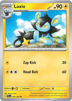 Luxio — Paldea Evolved
