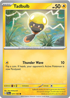 Tadbulb — Paldea Evolved