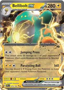 Bellibolt ex — Paldea Evolved