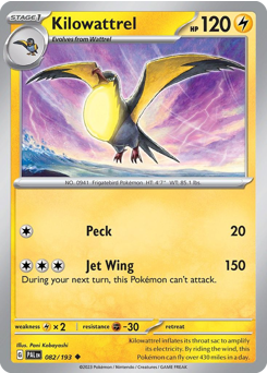 Kilowattrel — Paldea Evolved
