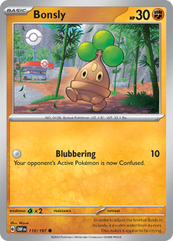 Bonsly — Obsidian Flames