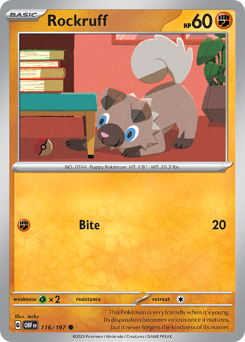 Rockruff — Obsidian Flames