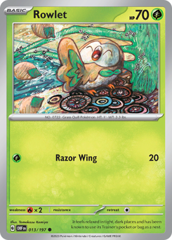 Rowlet — Obsidian Flames