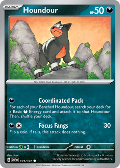 Houndour — Obsidian Flames