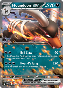 Houndoom ex — Obsidian Flames