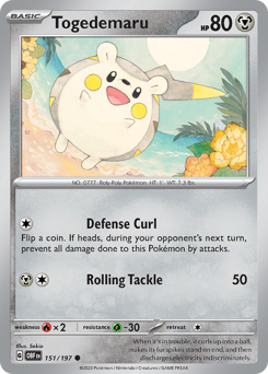 Togedemaru — Obsidian Flames