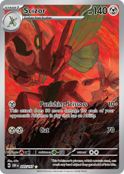 Scizor — Obsidian Flames