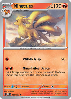 Ninetales — Obsidian Flames