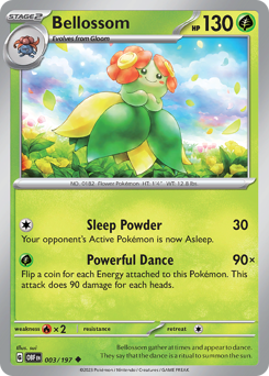 Bellossom — Obsidian Flames
