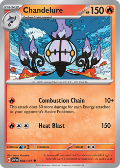 Chandelure — Obsidian Flames