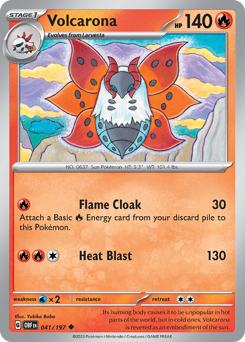 Volcarona — Obsidian Flames
