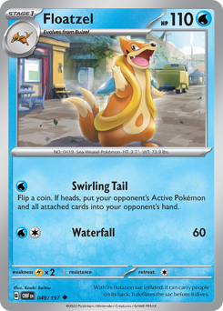 Floatzel — Obsidian Flames