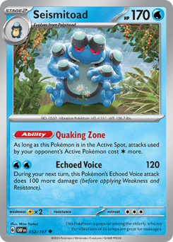 Seismitoad — Obsidian Flames