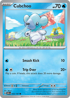 Cubchoo — Obsidian Flames