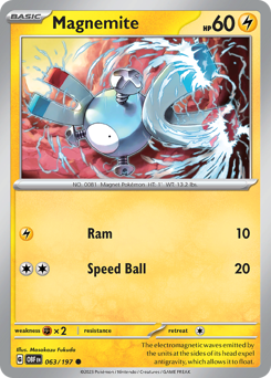 Magnemite — Obsidian Flames