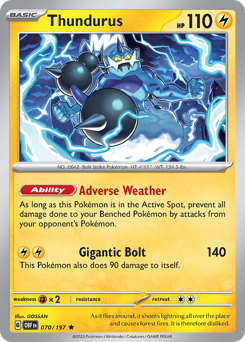 Thundurus — Obsidian Flames