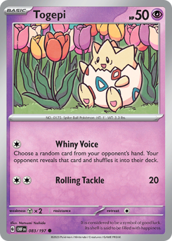 Togepi — Obsidian Flames