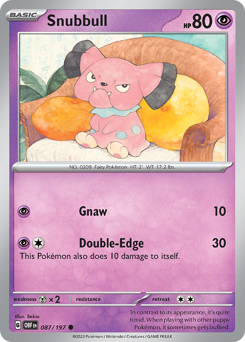 Snubbull — Obsidian Flames
