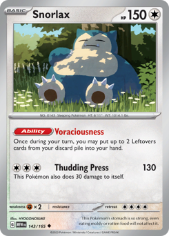 Snorlax — 151