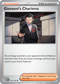 Giovanni's Charisma — 151