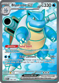 Blastoise ex — 151