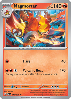 Magmortar — Paldean Fates