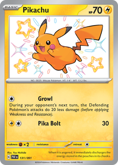 Pikachu — Paldean Fates