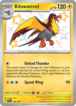 Kilowattrel — Paldean Fates