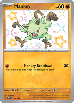 Mankey — Paldean Fates
