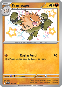Primeape — Paldean Fates